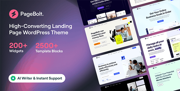 pagebolt-landing-page-wordpress-theme