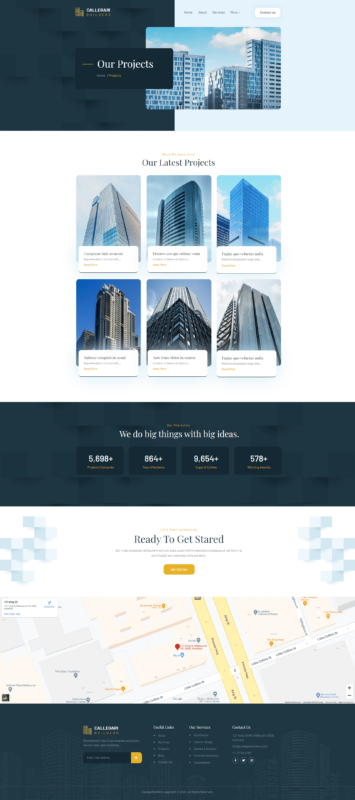 callegari builders theme