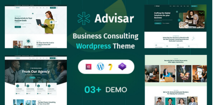 Advisar – Corporate Business Finance & Consulting WordPress Theme