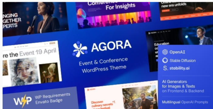 Agora — Event & Conference WordPress Theme