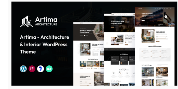 Modern Architecture & Interior WordPress Theme