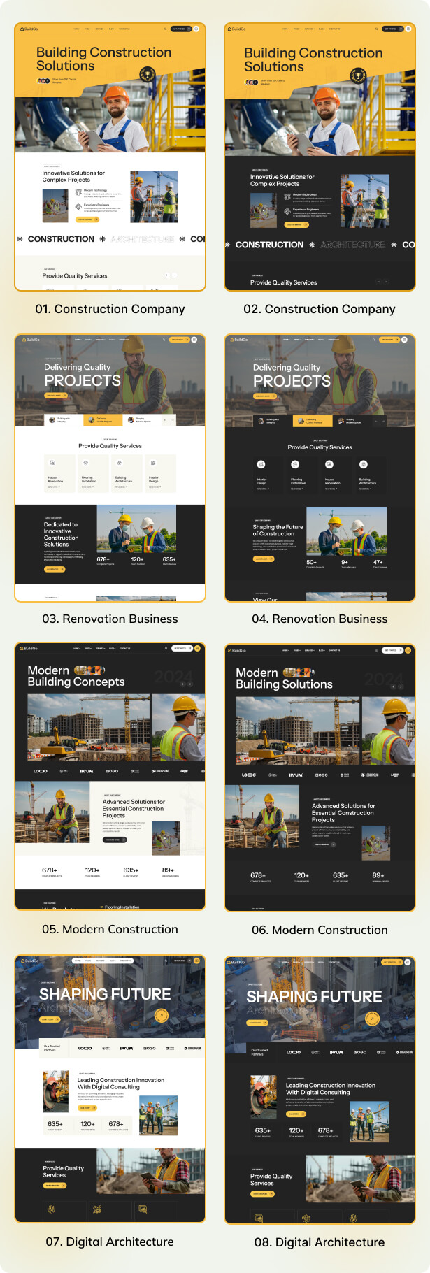 BuildGo - Construction WordPress Theme