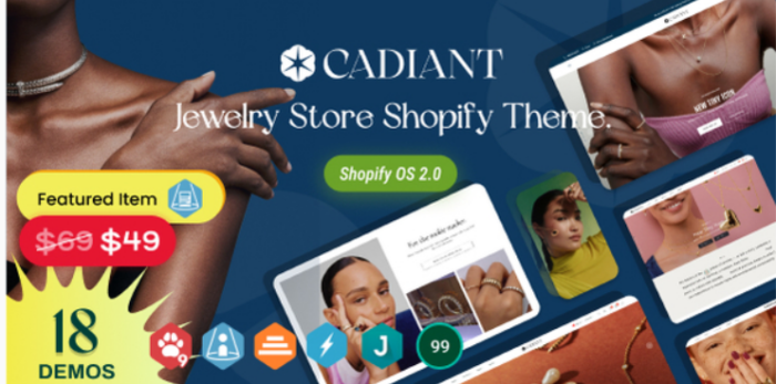 Cadiant - Jewelry Store Shopify Theme