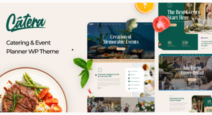 Catera - Catering & Event Planner Wordpress Theme