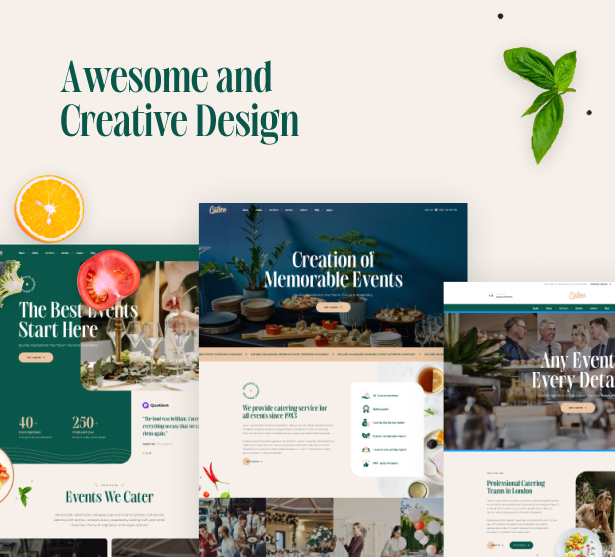 Catera - Catering & Event Planner WordPress Theme