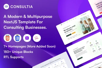 Consultia - Business Consulting Template