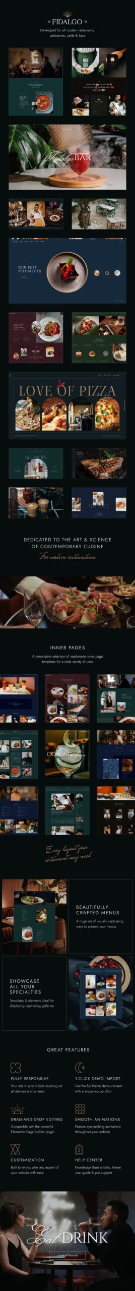 Fidalgo - Restaurant WordPress Theme