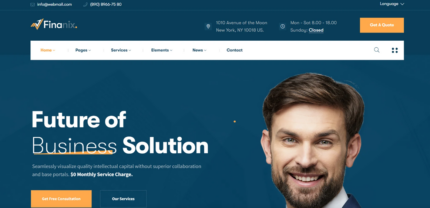 Finanix - Business WordPress Theme