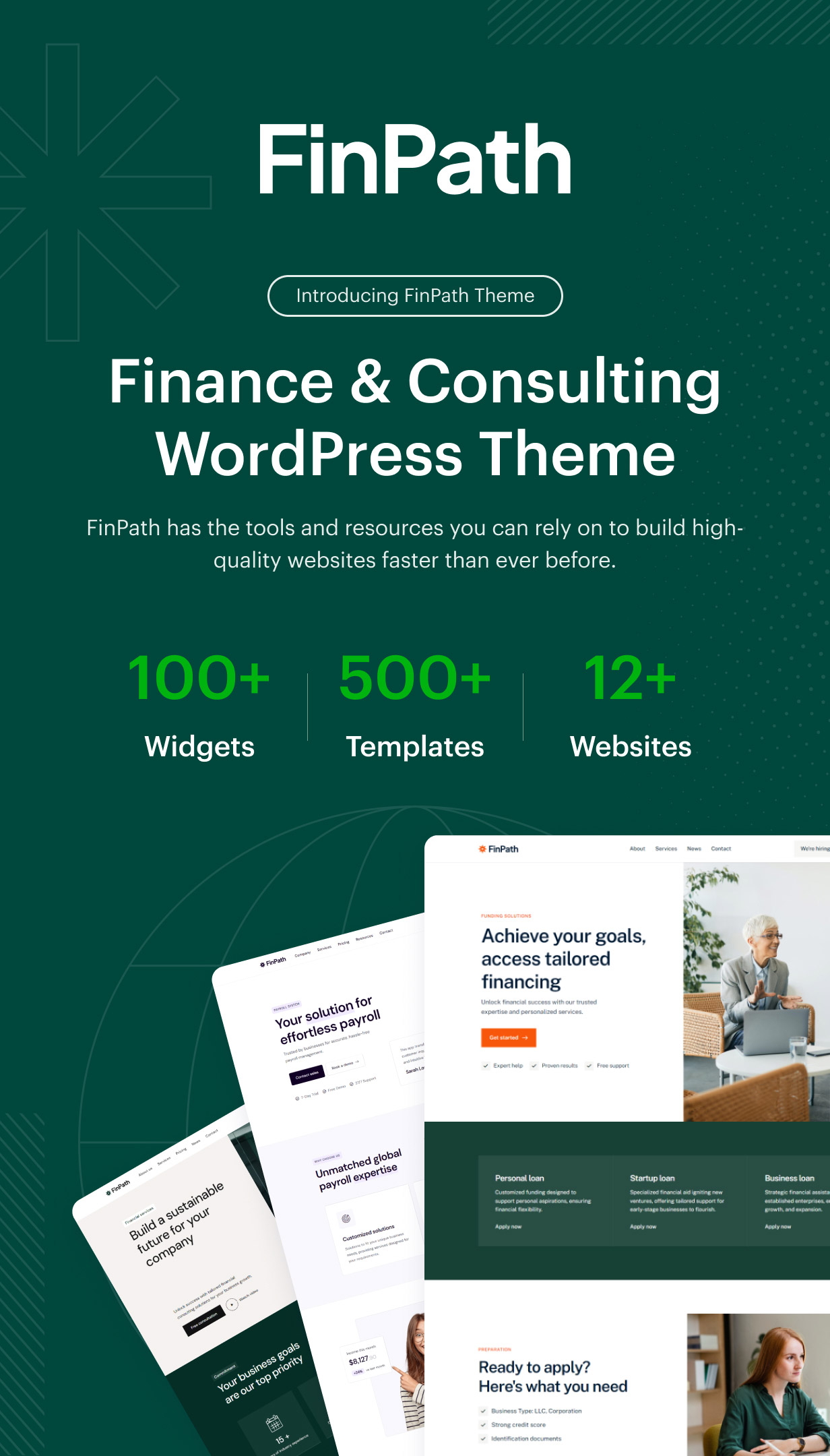 FinPath - Finance & Consulting Elementor WordPress Theme