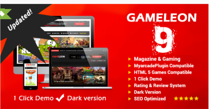 Gameleon - WordPress Gaming & Magazine Theme