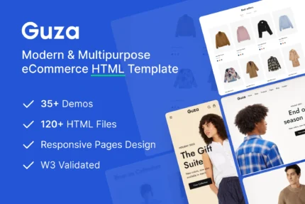 Guza - Modern Multipurpose eCommerce HTML Template