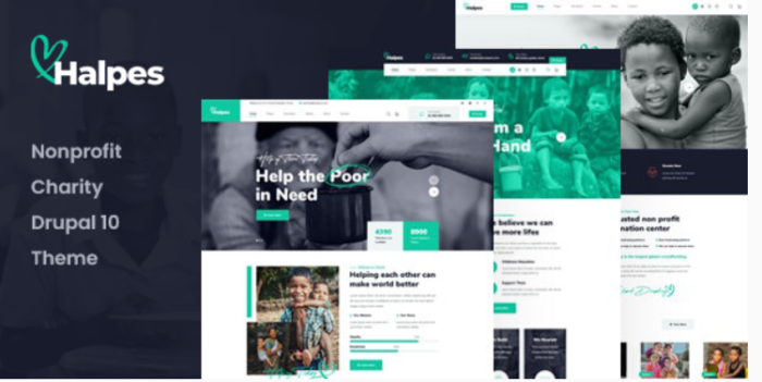 Halpes - Nonprofit Charity Drupal 10 Theme