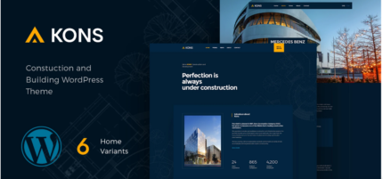 Kons - Construction WordPress Theme