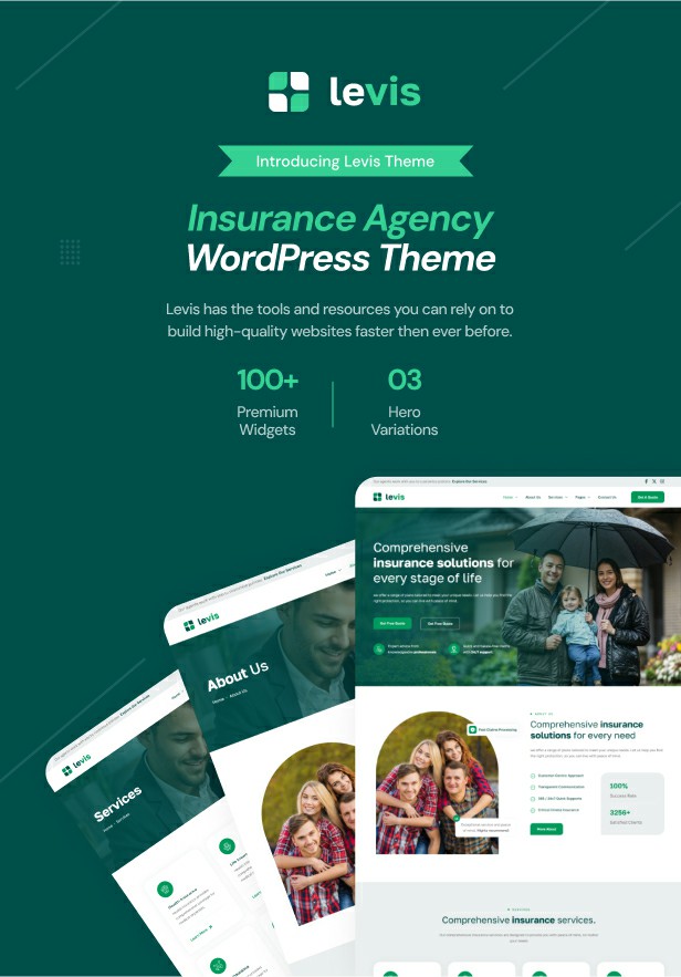 Levis - Insurance WordPress Theme