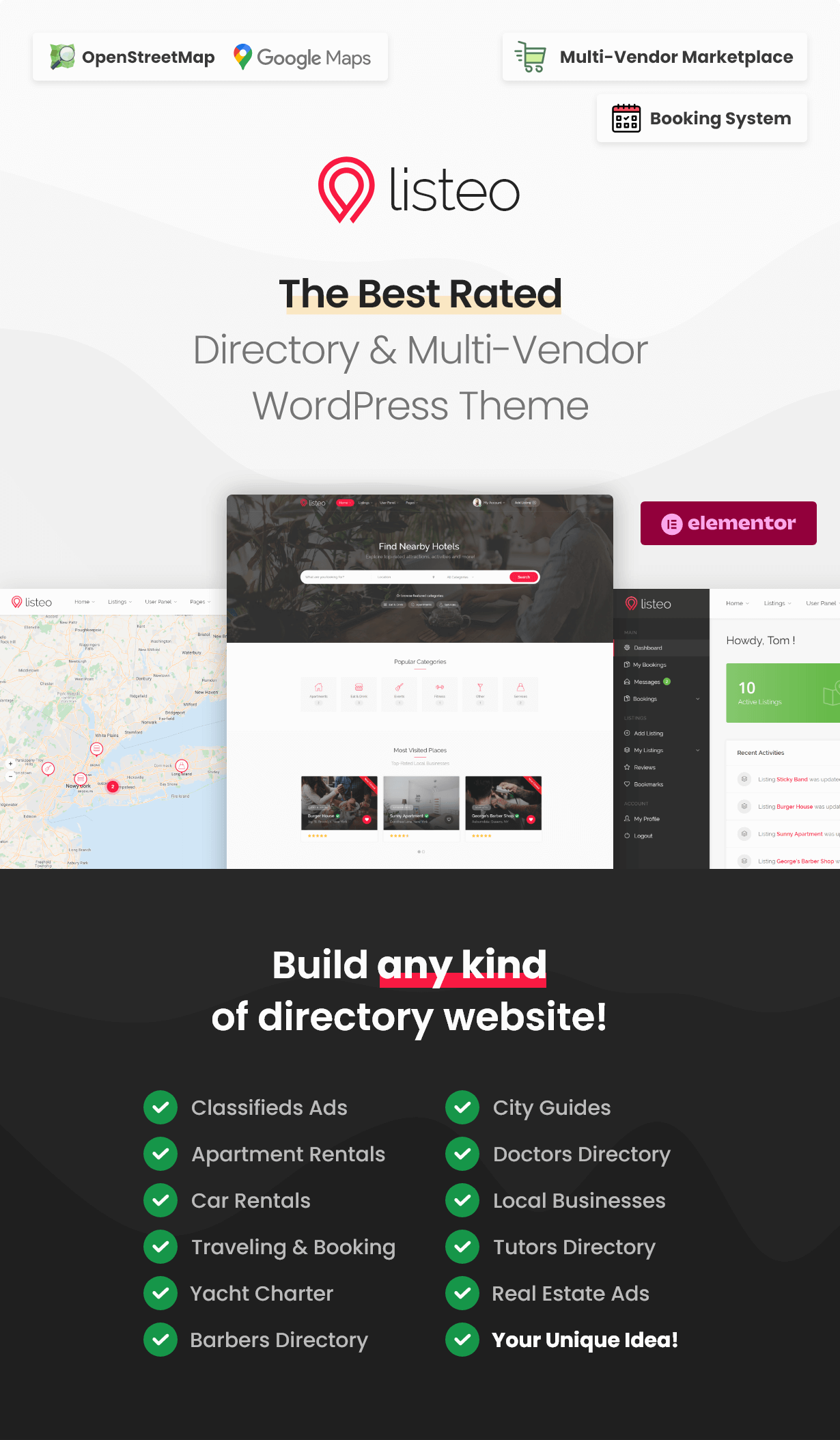 Listeo - Directory & Listings With Booking - WordPress Theme