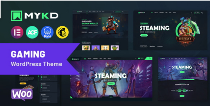 MYKD - eSports and Gaming NFT WordPress Theme