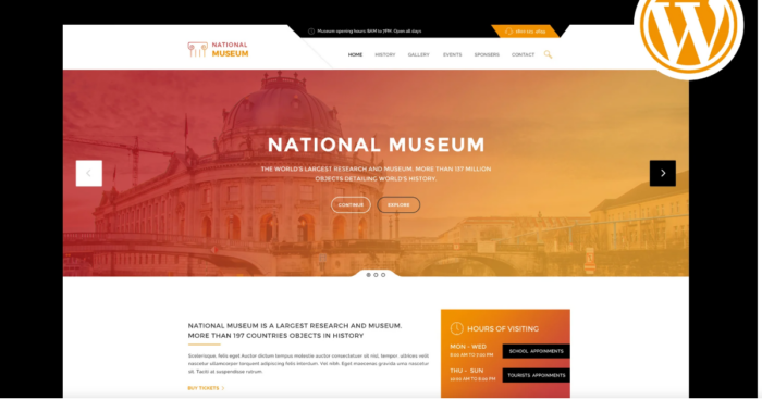 Museum - Responsive WordPress Theme