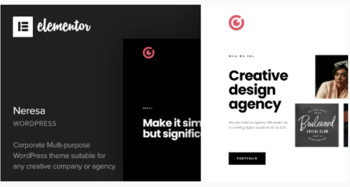 Neresa - Elementor WordPress Theme