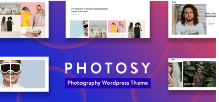 Photosy - Photography WordPress Theme