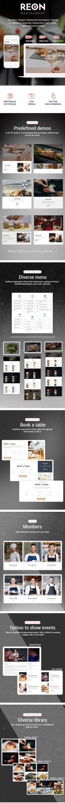 Reon - Restaurant WordPress Theme