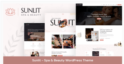 Sunlit - Spa & Beauty WordPress Theme