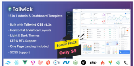 Tailwick - Tailwind CSS Admin & Dashboard Template