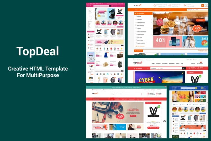 TopDeal - Responsive MultiPurpose HTML Template