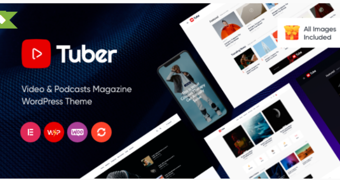 Tuber - Video & Podcast WordPress Theme