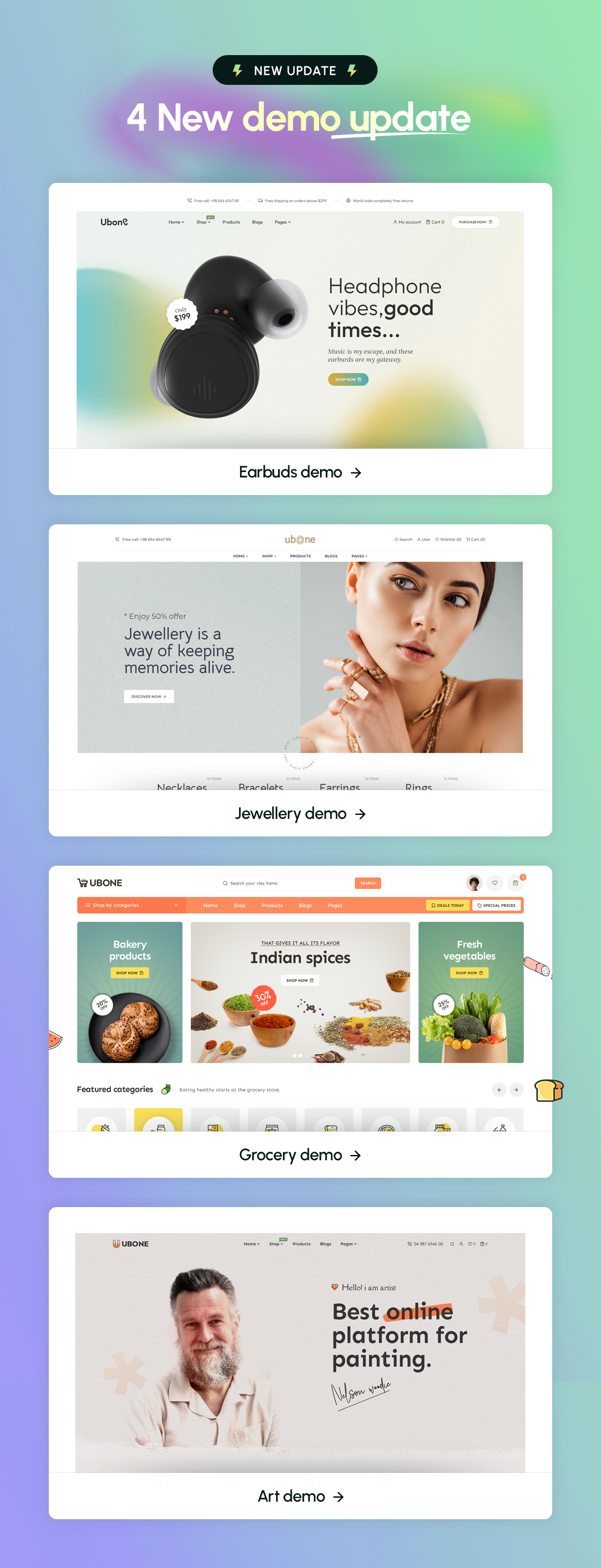 Ubone - The Multipurpose eCommerce Shopify Theme