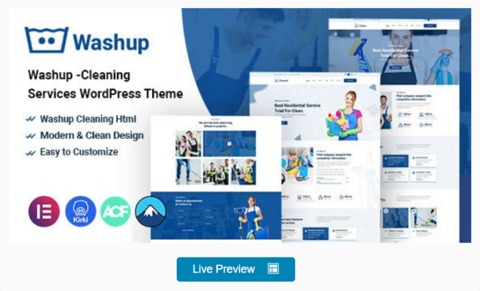 Cleaning Services WordPress Theme