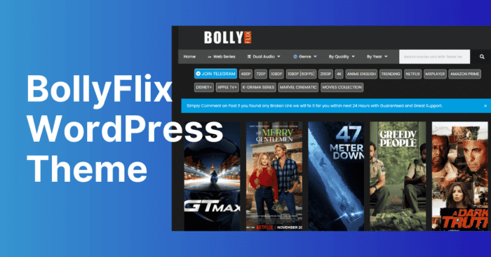 BollyFlix WordPress Theme