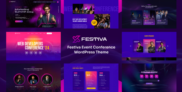 Festiva – Event & Conference WordPress Theme