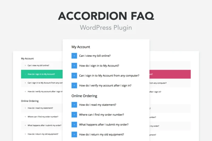 Accordion FAQ WordPress Plugin