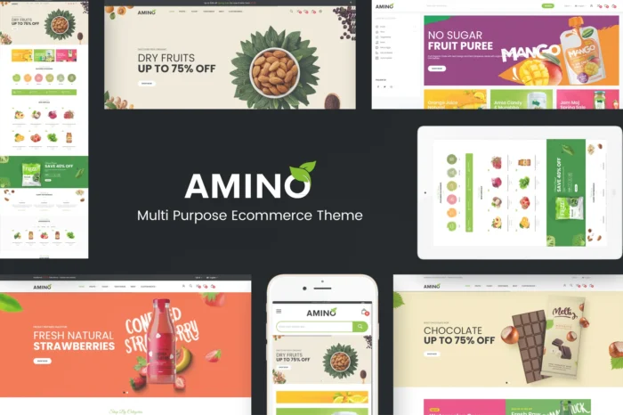 Amino - Organic & Food WordPress Theme