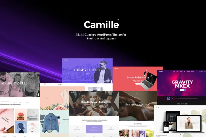 Camille - Multi-Concept WordPress Theme