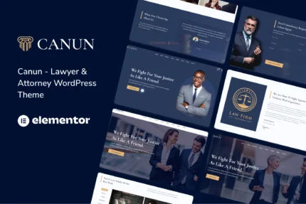 Canun - Lawyer & Attorney WordPress Theme