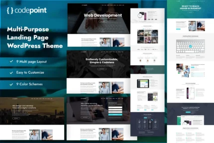 CodePoint - Landing Page WordPress Theme