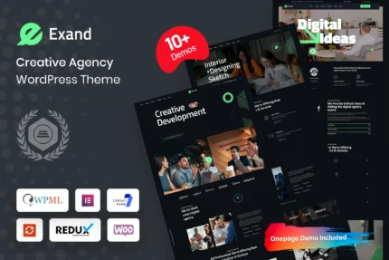 Exand - Creative Agency WordPress Theme