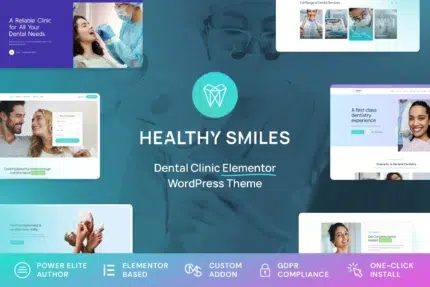 Healthy Smiles - Dental WordPress Theme