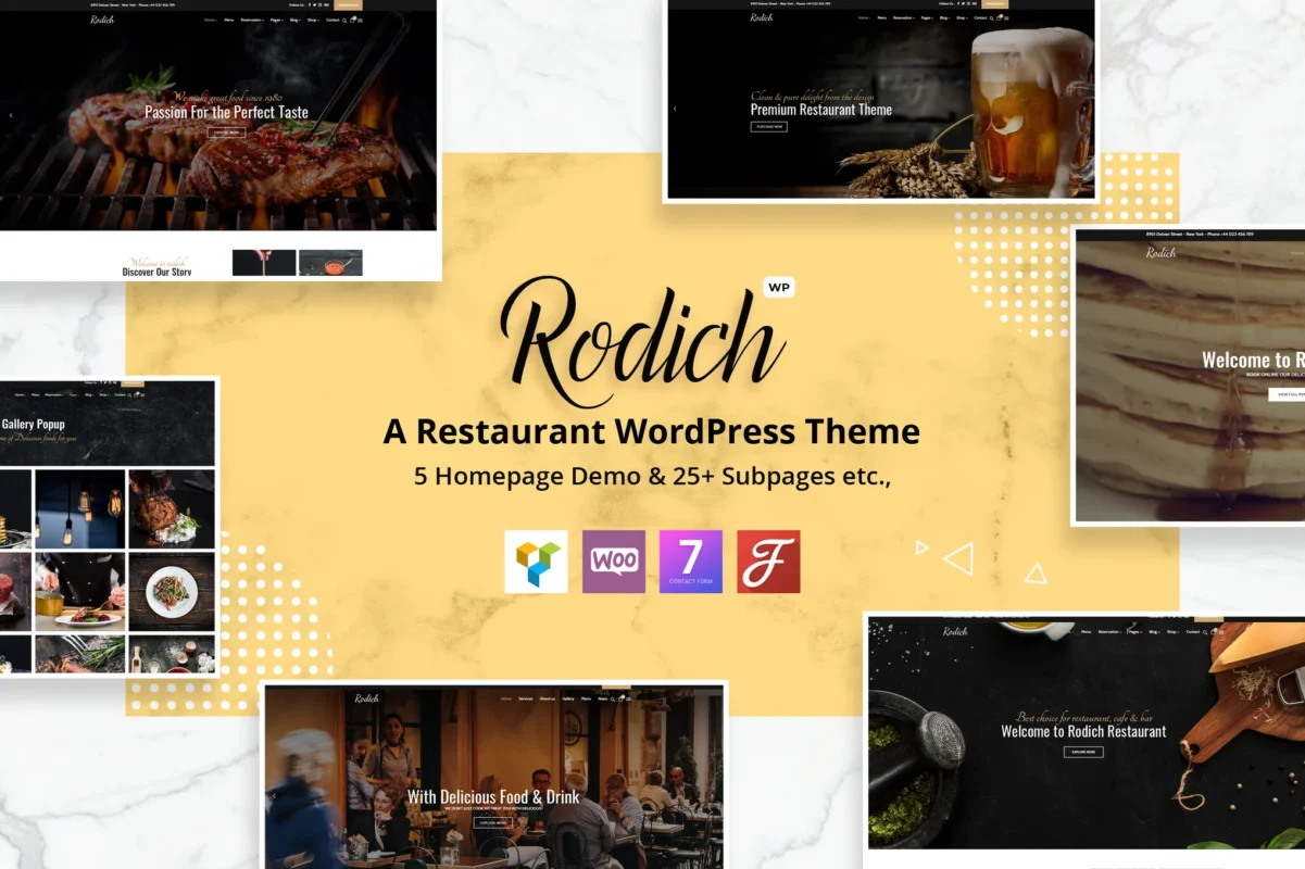 Rodich - A Restaurant WordPress Theme