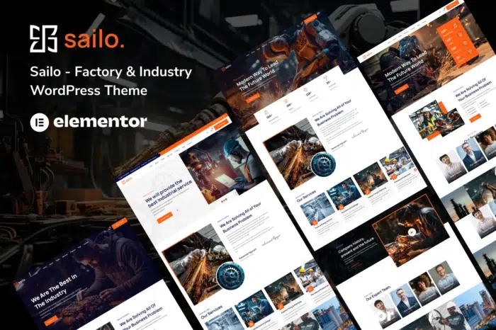 Sailo - Factory & Industry WordPress Theme