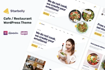 Starbelly - Restaurant & Cafe WordPress Theme