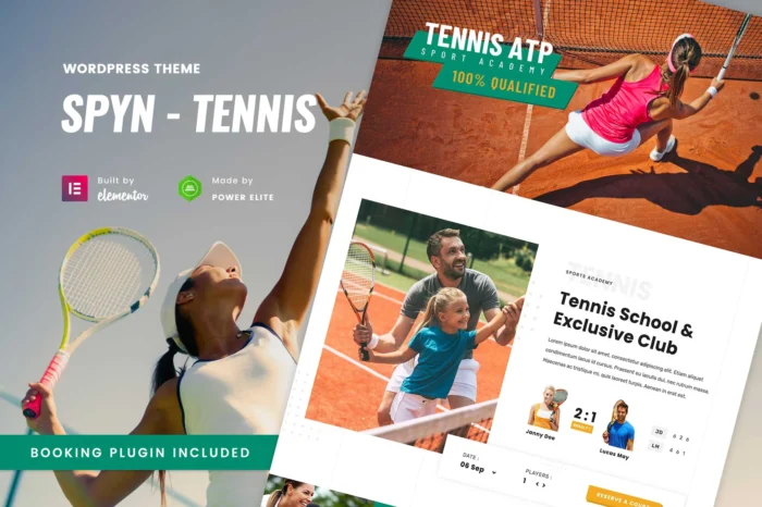 Tennis Club WordPress Theme