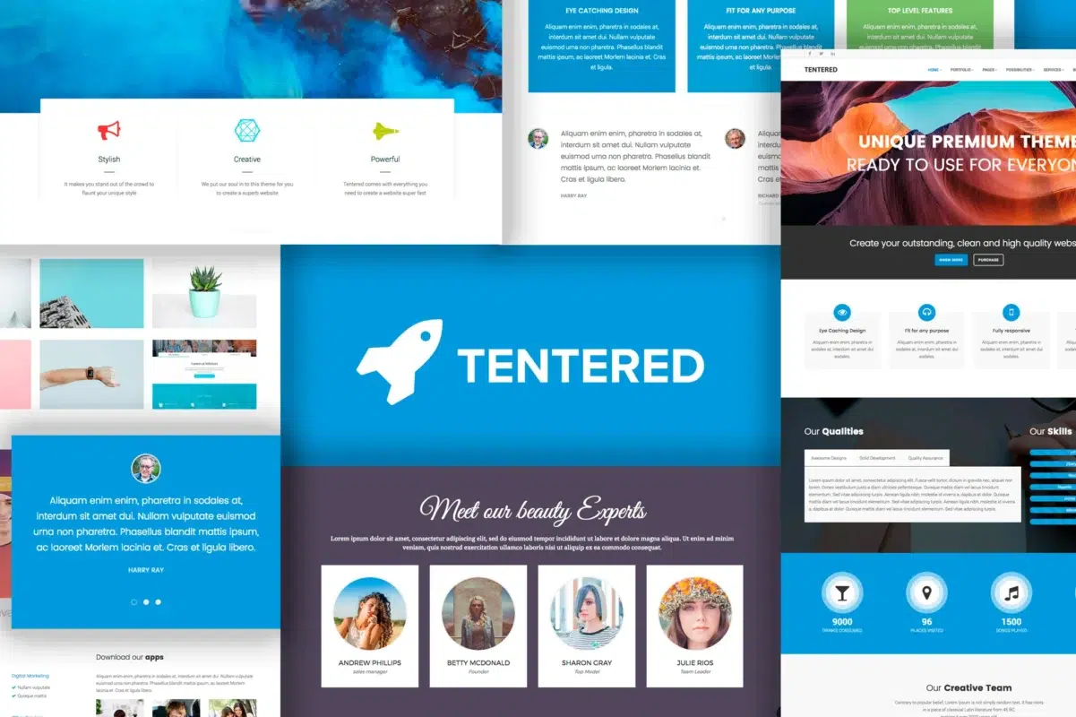 Tentered - Multi Purpose WordPress Theme