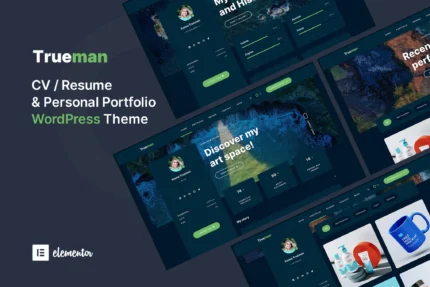 Trueman - Personal Portfolio WordPress Theme