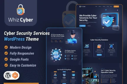 WhizCyber | Cyber Security WordPress Theme