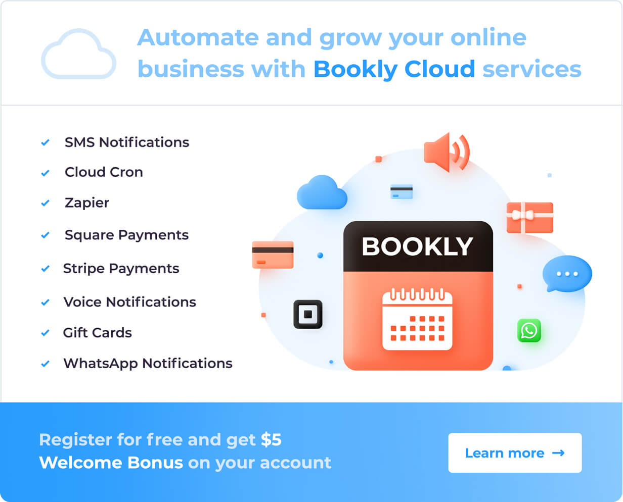 Bookly PRO – Appointment Booking and Scheduling Software System