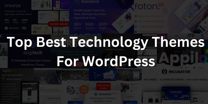 best technology themes for wordpress