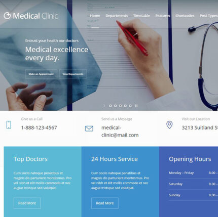 Medical Clinic – Health & Doctor Medical Theme