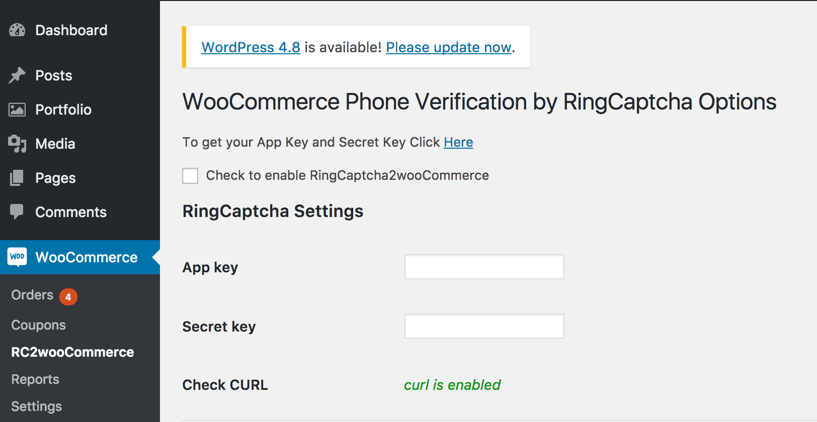 WooCommerce Phone Verification on Checkout & SMS Order Notifications by RingCaptcha